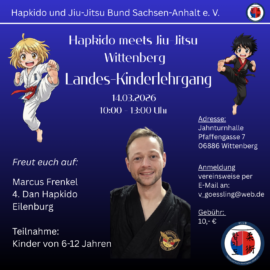 Hapkido meets Jiu-Jitsu Wittenberg Landes-Kinderlehrgang