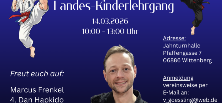 Hapkido meets Jiu-Jitsu Wittenberg Landes-Kinderlehrgang Hapkido meets Jiu-Jitsu Wittenberg Landes-Kinderlehrgang